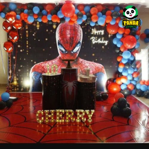 spiderman birthday theme