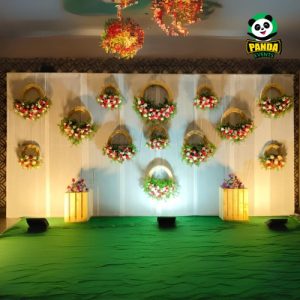 Stage Flower Decoration for Wedding