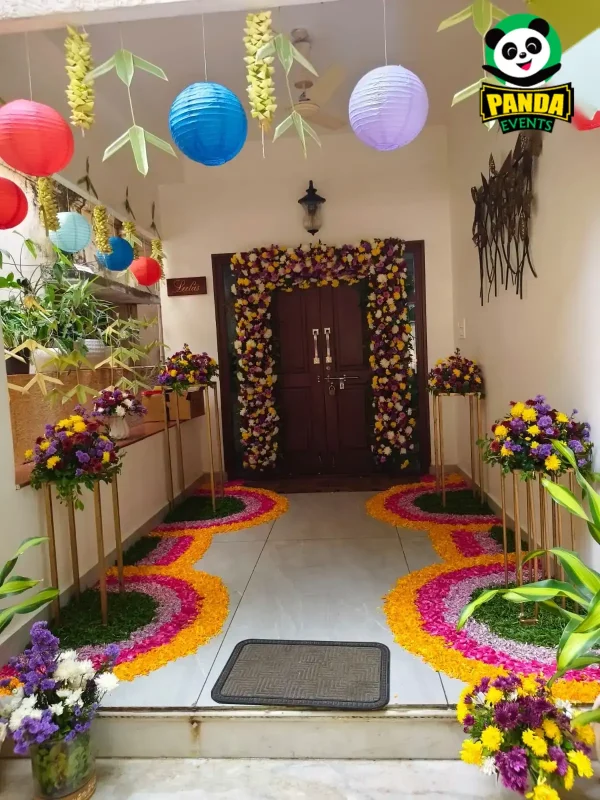 Diwali Flower Decoration - Panda Event Planner