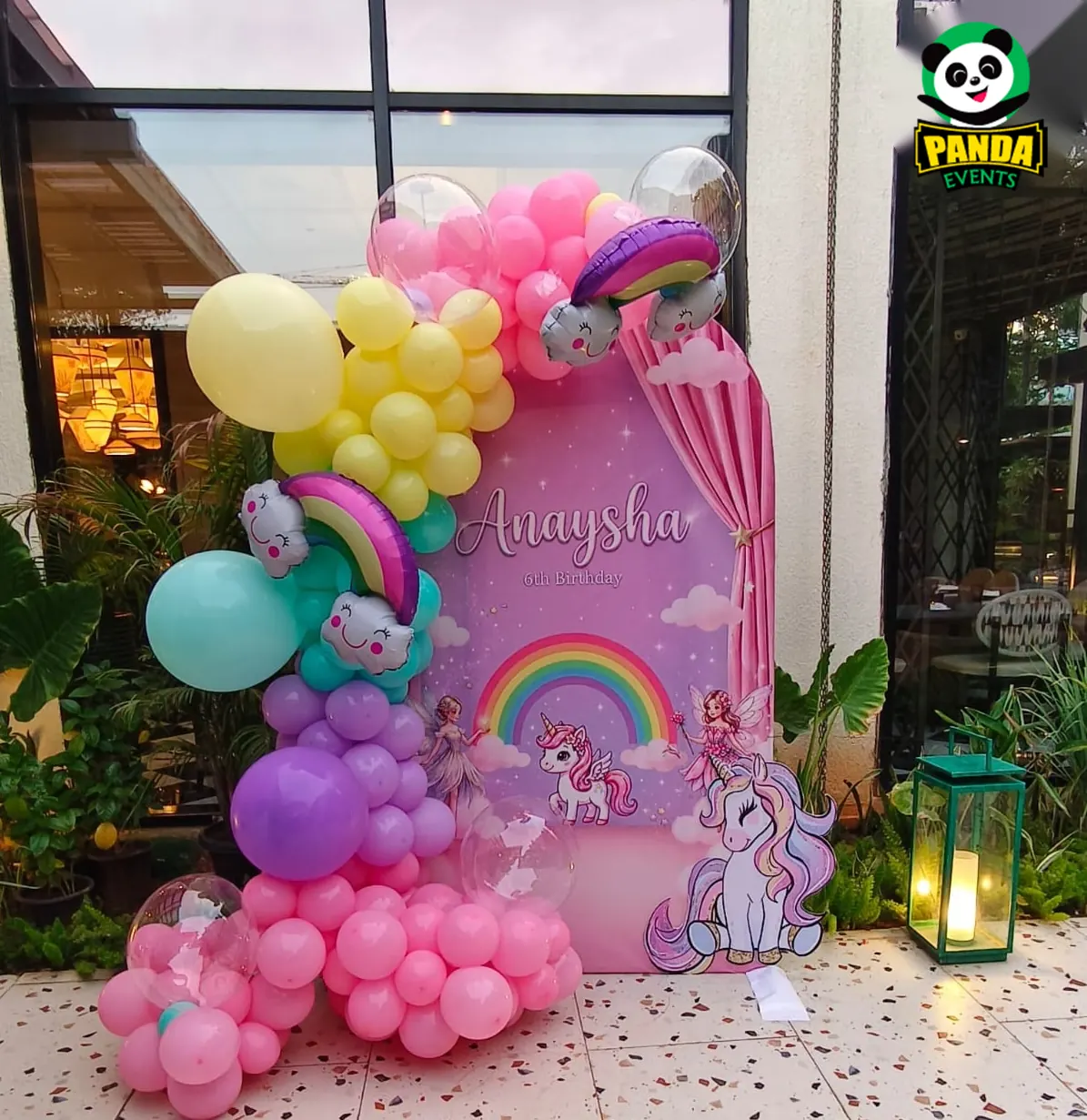 Unicorn theme birthday decoration